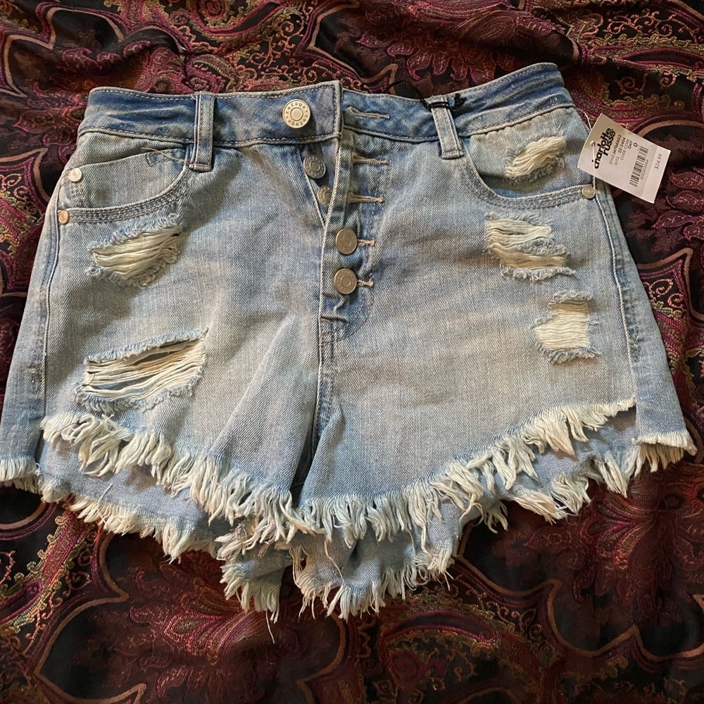Charlotte Russe high rise cheeky shorts